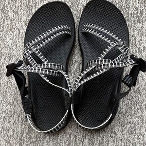 Chaco Black and White Women's Sandals